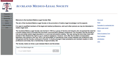 Desktop Screenshot of medicolegal.co.nz